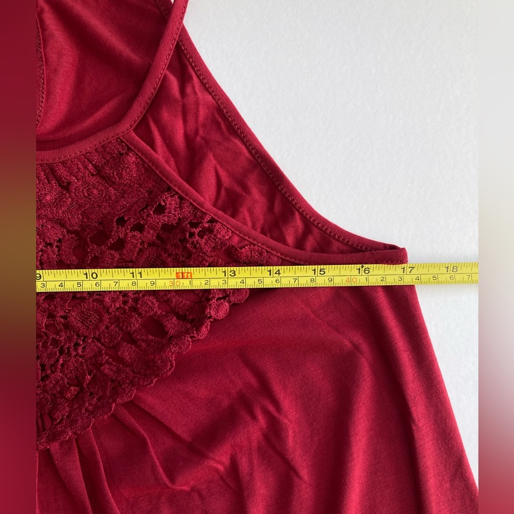 NEW Floral Lace High Neck Sleeveless Summer Top - Picture 8 of 9